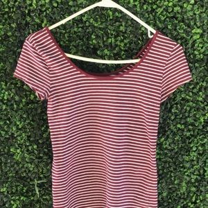 FITTED STRIPED TOP GAP